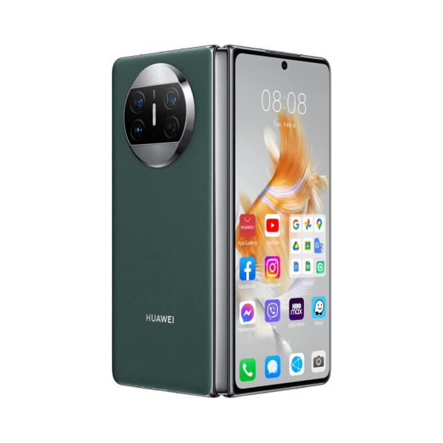 Мобилен телефон Huawei Mate X3 Foldable,Alte L29D, Green, 6.4", unfolded 7.85", OLED 2504x1080, unfolded 2496x2224,  Snapdragon 8+ 4G, 1x2@3.2GHz + 3xA710@2.75GHz + 4xA510@2.0GHz, 12GB+512GB, 4G, WiFi 802.11 a/b/g/n/ac/ax, 50MP+13MP+12MP/8MP,  4800mA