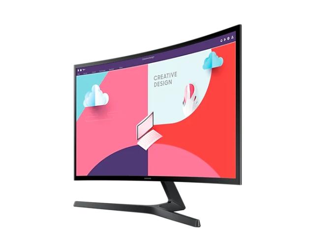 Монитор Samsung LS24C366EA, 24" Curved VA LED, 75 Hz, 5 ms GTG, 1920x1080, 250cd/m2, D-Sub, HDMI 1.4, Black