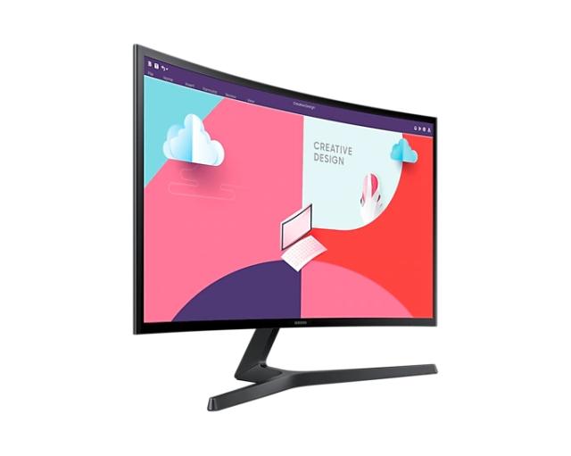 Монитор Samsung LS24C366EA, 24" Curved VA LED, 75 Hz, 5 ms GTG, 1920x1080, 250cd/m2, D-Sub, HDMI 1.4, Black