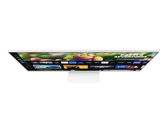 Монитор Samsung LS27BM501, 27" VA LED, SMART, 60Hz, 4ms GTG, 1920x1080, 250 cd/m2, 2xUSB 2.0, 2xHDMI 1.4, Wi-Fi 5, Bluetooth 4.2, Speakers, White