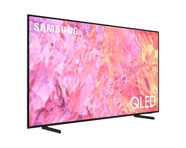 Телевизор Samsung 43" 43Q60C 4K QLED FLAT, SMART, 2400 PQI, QHDR, HDR 10+, DVB-T2CS2 x 2, Wireless, Network, PIP, 3xHDMI, 2xUSB, Charcoal Black