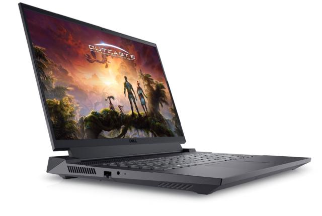 Лаптоп Dell G16 7630, Intel Core i7-13700HX (30 MB cache, 16 core, up to 5 GHz), 16" QHD+ (2560x1600) 165Hz, 3ms, sRGB-100%, 16GB, 2x8GB, DDR5, 4800MHz, 512GB SSD PCIe M.2, GeForce RTX 4060 8GB GDDR6, Wi-Fi 6 AX201, BT, Cam & Mic, Backlit Kbd, Win 11