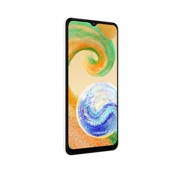 Мобилен телефон Samsung SM-A047 Galaxy A04s 32 GB, Octa-Core (4x2.0 GHz, 4x2.0 GHz), 3 GB RAM, 6.5" 720x1600 90 Hz, 50.0 MP + 2.0 MP + 2.0 MP + 5.0 MP Selfie, 5000 mAh, Dual SIM, White
