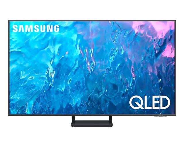 Телевизор Samsung 55" 55Q70C 4K QLED FLAT, SMART, Quantum HDR, HDR 10+, Motion Xcelerator Turbo+, Q-Symphony, Wireless, Network, PIP, Bluetooth 5.2, 4xHDMI, 2xUSB, Titan Gray