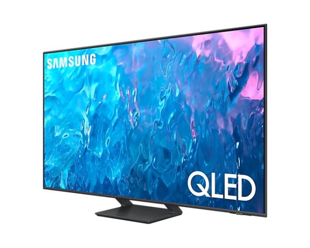 Телевизор Samsung 55" 55Q70C 4K QLED FLAT, SMART, Quantum HDR, HDR 10+, Motion Xcelerator Turbo+, Q-Symphony, Wireless, Network, PIP, Bluetooth 5.2, 4xHDMI, 2xUSB, Titan Gray