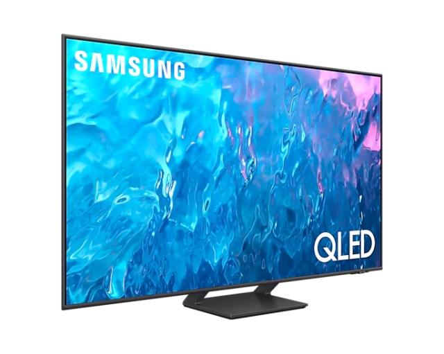 Телевизор Samsung 55" 55Q70C 4K QLED FLAT, SMART, Quantum HDR, HDR 10+, Motion Xcelerator Turbo+, Q-Symphony, Wireless, Network, PIP, Bluetooth 5.2, 4xHDMI, 2xUSB, Titan Gray