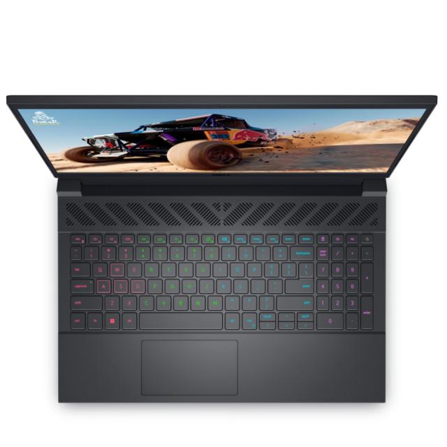 Лаптоп Dell G15 5530, Intel Core i7-13650HX (24 MB cache, 14 core, up to 4.90 GHz), 15.6" FHD (1920x1080) 165Hz, 3ms, sRGB-100%, 16GB, 2x8GB, DDR5, 4800MHz, 1TB SSD PCIe M.2, GeForce RTX 4060 8GB GDDR6, Wi-Fi 6 AX201, BT, Cam & Mic, Backlit Kbd, Win 