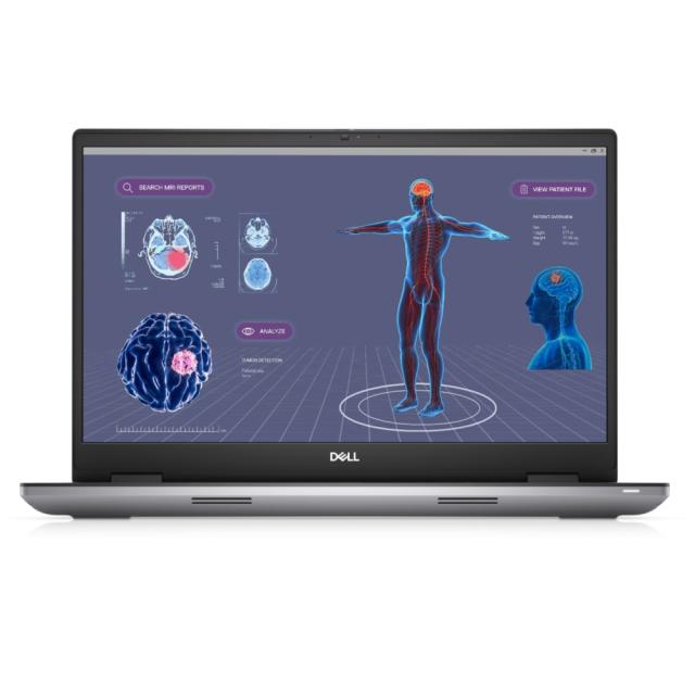 Лаптоп Dell Precision 7780, Intel Corel i7-13850HX (30MB, 20 Cores (8P+12E) up to 5.3GHz), 17" FHD (1920x1080), WVA AG 500 nits, IR Cam, 32GB, 1x32GB 5600MT/s CAMM, 1TB M.2 PCIe x4 NVMe, NVIDIA RTX 3500 Ada 12GB GDDR6, Wi-Fi 6E, BT, FPR, Backlit, Win