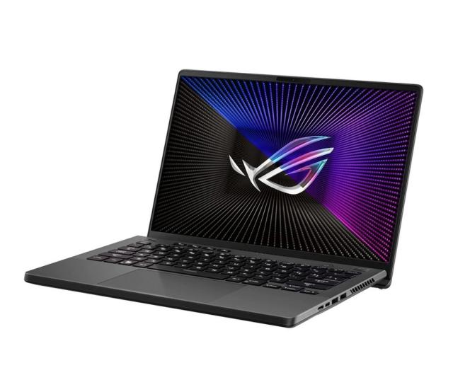 Лаптоп Asus ROG Zephyrus G14 GA402XY-NC005W, AMD Ryzen 9 7940HS (8-core/16-thread, 16MB L3 cache, up to 5.2 GHz max boost), 14 QHD+ 16:10 (2560 x 1600, WQXGA,165Hz,16GB DDR5 4800( 8GBon bd),1TB SSD,RTX 4090 16 GB DDR5 G. Kbd,Win11, Eclipse Gray Mini-
