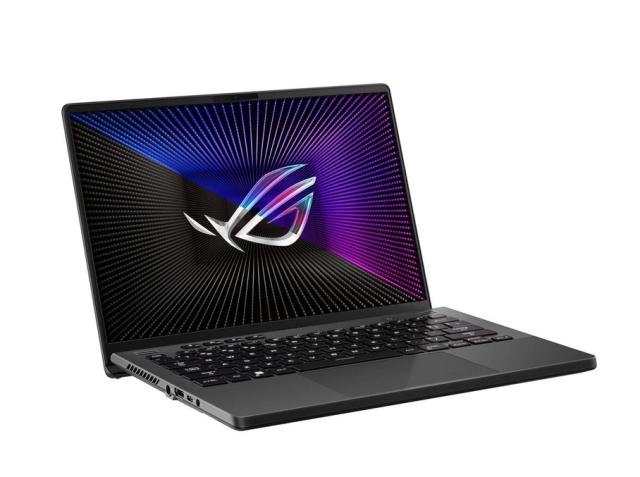 Лаптоп Asus ROG Zephyrus G14 GA402XY-NC005W, AMD Ryzen 9 7940HS (8-core/16-thread, 16MB L3 cache, up to 5.2 GHz max boost), 14 QHD+ 16:10 (2560 x 1600, WQXGA,165Hz,16GB DDR5 4800( 8GBon bd),1TB SSD,RTX 4090 16 GB DDR5 G. Kbd,Win11, Eclipse Gray Mini-