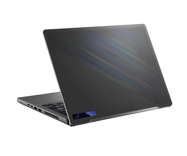 Лаптоп Asus ROG Zephyrus G14 GA402XY-NC005W, AMD Ryzen 9 7940HS (8-core/16-thread, 16MB L3 cache, up to 5.2 GHz max boost), 14 QHD+ 16:10 (2560 x 1600, WQXGA,165Hz,16GB DDR5 4800( 8GBon bd),1TB SSD,RTX 4090 16 GB DDR5 G. Kbd,Win11, Eclipse Gray Mini-