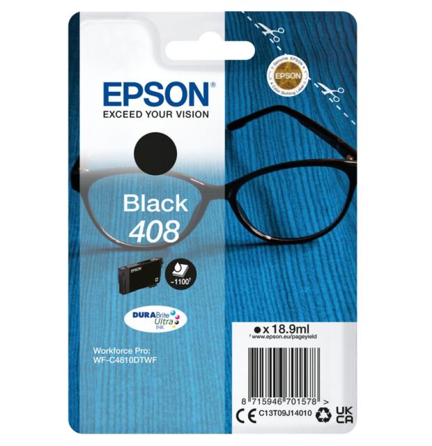 Консуматив Epson 408 Spectacles DURABrite Ultra Single Black Ink