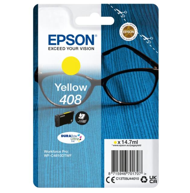 Консуматив Epson 408 Spectacles DURABrite Ultra Single Yellow Ink