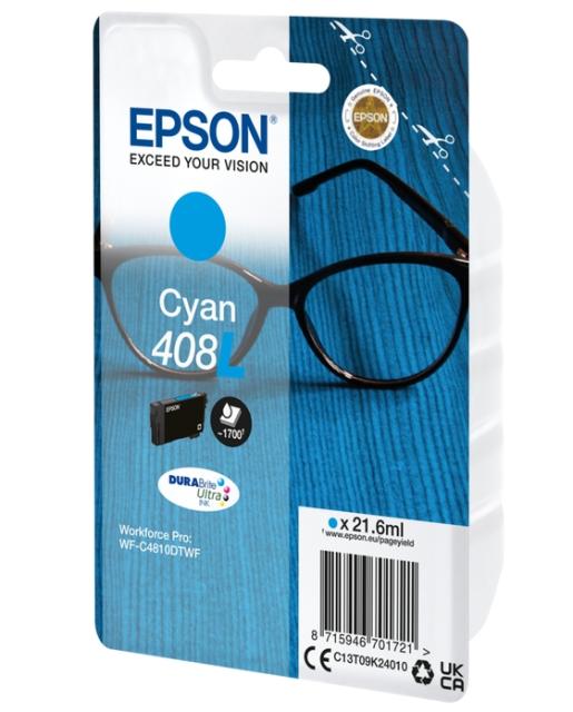 Консуматив Epson 408L Spectacles DURABrite Ultra Single Cyan Ink