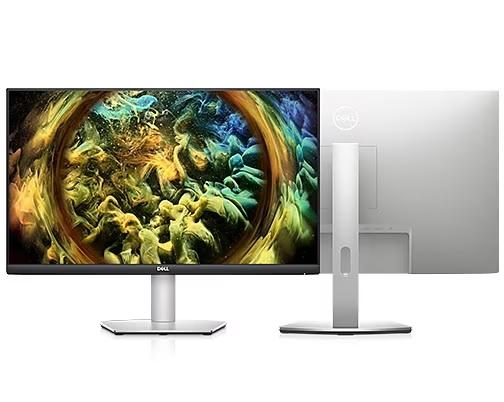 Монитор Dell S2721QSA, 27" LED edgelight system AG, IPS, 4ms, 3000:1, 350 cd/m2, 4K UHD (3840 x2160) at 60 Hz, 99% sRGB, AMD FreeSync, HDMI, DP, Line-out port, dual 3W speakers, Height, Pivot, Swivel, Tilt, PBP, PIP, Black Bazel, Platinum Silver