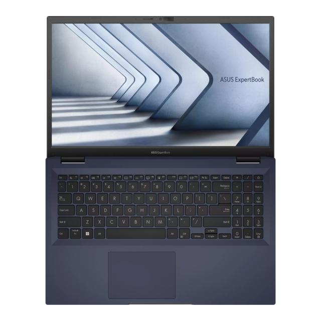Лаптоп Asus ExpertBook B1 B1502CBA-UI53C0X, Intel Core i5-1235U (3.30 GHz up to 4.40 GHz, 12MB), 15.6" FHD IPS(1920x1080), Intel Iris Xe Graphics, 16GB DDR4 on BD. (1 slot free), 512GB M.2 NVMe,VGA,HDMI,1xThunderbolt,RJ45, Windows 11 Pro, Black