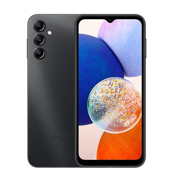 Мобилен телефон Samsung SM-A146 GALAXY A14 5G 128 GB, Octa-Core (2x2.2 GHz, 6x2.0 GHz), 4 GB RAM, 6.6" 1080x2408 90 Hz, 50.0 MP + 2.0 MP + 2.0 MP + 13.0 Selfie, 5000 mAh, Dual SIM, Black