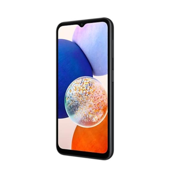 Мобилен телефон Samsung SM-A146 GALAXY A14 5G 128 GB, Octa-Core (2x2.2 GHz, 6x2.0 GHz), 4 GB RAM, 6.6" 1080x2408 90 Hz, 50.0 MP + 2.0 MP + 2.0 MP + 13.0 Selfie, 5000 mAh, Dual SIM, Black