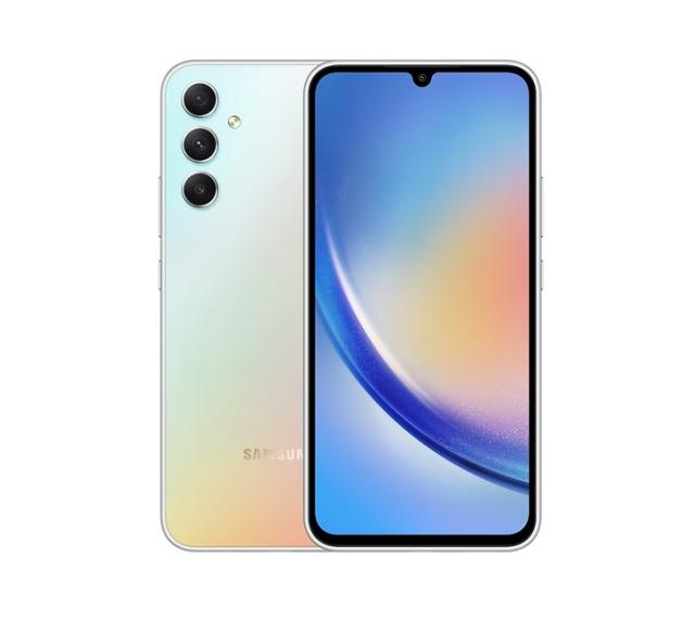 Мобилен телефон Samsung SM-A346 GALAXY A34 5G 128 GB 6GB RAM, Dual SIM, Silver