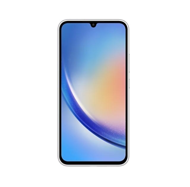 Мобилен телефон Samsung SM-A346 GALAXY A34 5G 128 GB 6GB RAM, Dual SIM, Silver