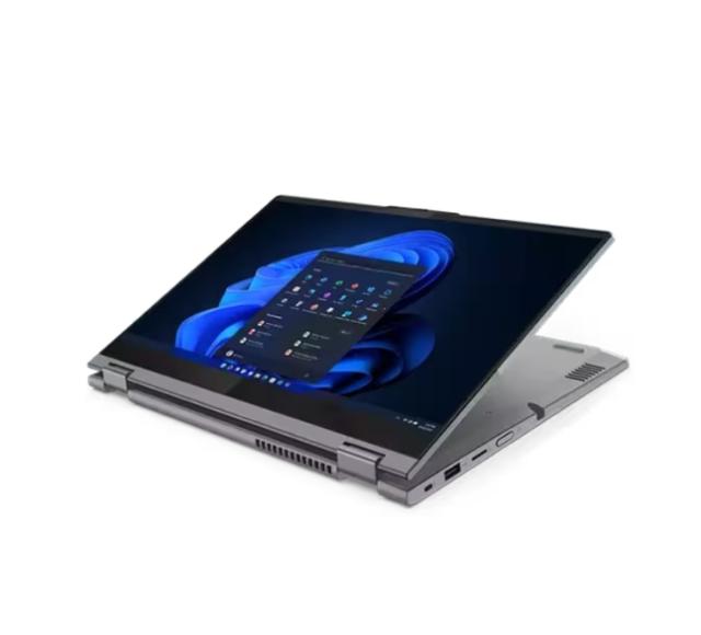 Лаптоп Lenovo ThinkBook 14s Yoga G3 Intel Core i7-1355U (up to 5.00GHz, 12MB), 16GB (8+8) DDR4-3200, 512GB SSD, 14" FHD (1920x1080) IPS Glossy, Touch, Intel Iris Xe Graphics, WLAN, BT, FHD Cam, Backlit KB, FPR, 4 cell, Win11Pro, 2Y