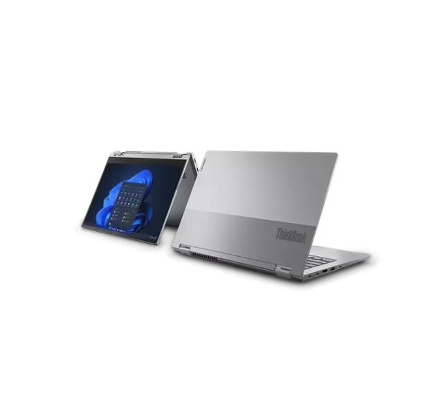Лаптоп Lenovo ThinkBook 14s Yoga G3 Intel Core i7-1355U (up to 5.00GHz, 12MB), 16GB (8+8) DDR4-3200, 512GB SSD, 14" FHD (1920x1080) IPS Glossy, Touch, Intel Iris Xe Graphics, WLAN, BT, FHD Cam, Backlit KB, FPR, 4 cell, Win11Pro, 2Y