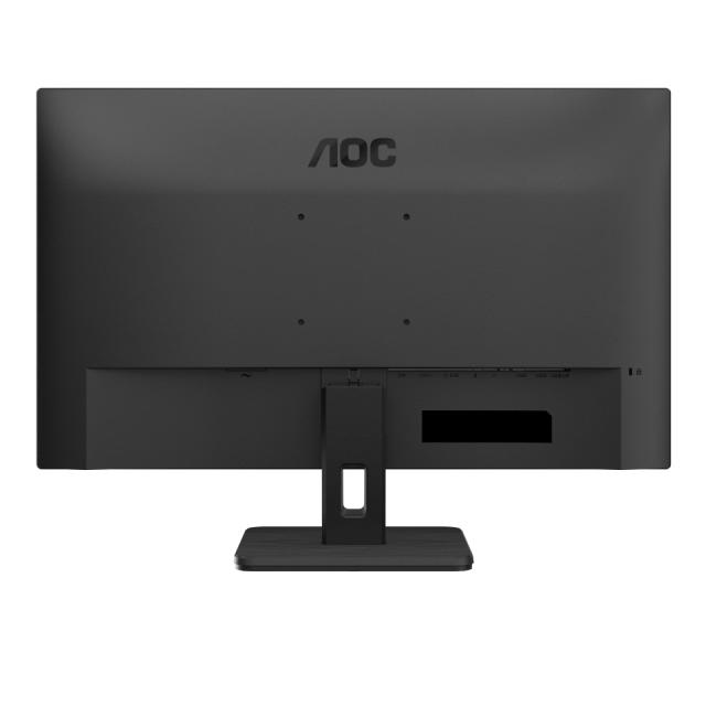 Монитор AOC 27E3UM, 27" VA WLED, 1920x1080@75Hz, 4ms GtG, 300cd/m2, 3000:1, DCR 20M:1, AdaptiveSync, FlickerFree, Low Blue Light, 2Wx2, Tilt, D-SUB, HDMI, DP, USB hub