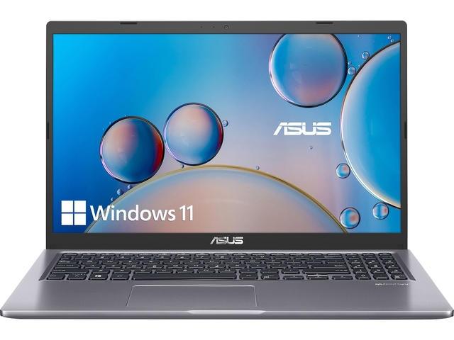 Лаптоп Asus VivoBook X515JA-BQ721W, Intel i7-1065G7 ,1.3 GHz (8M Cache, up to 3.9 GHz,) 15.6 FHD(1920x1080), DDR4 16GB(8ON BD.),512G PCIEG3 SSD, Windows 11,Slate Grey