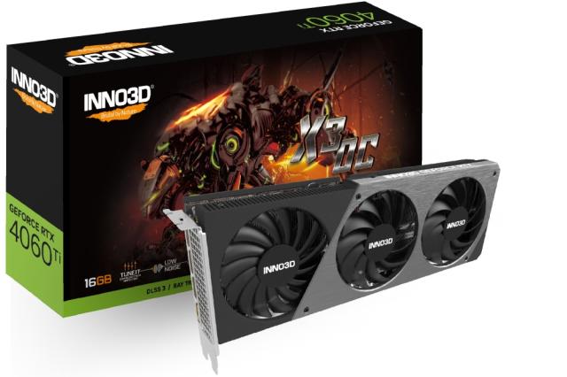 Видео карта Inno3D GeForce RTX 4060 Ti X3 OC
