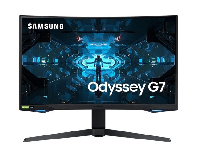 Монитор Samsung LC27G75TQSP 27" Odyssey G7, Curved VA, 240 Hz, 1 ms, 2560x1440, 2xDP, HDMI, Black