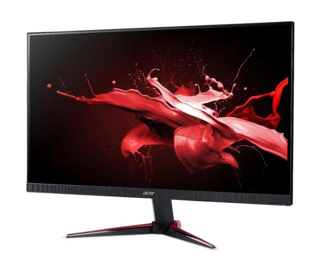 Монитор Acer Nitro Nitro VG240YEbmipx, 23.8" IPS LED, Anti-Glare, ZeroFrame, FreeSync, 100Hz, 1ms, 100M:1, 250 cd/m2, FHD 1920x1080, 1xDP, 1xHDMI, Speakers 2Wx2, Audio in/out, VESA, Tilt, Acer Display Widget, Black