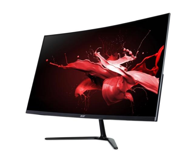 Монитор Acer ED320QRS, 31.5'' Curved 1800R VA, Anti-Glare, FreeSync Premium, ZeroFrame, 1ms(VRB), 3000:1, 250 cd/m2, 1920x1080 FHD, 165Hz, 2xHDMI, DP, Audio out, BlueLightShield, Flicker-Less, Tilt, VESA, Black