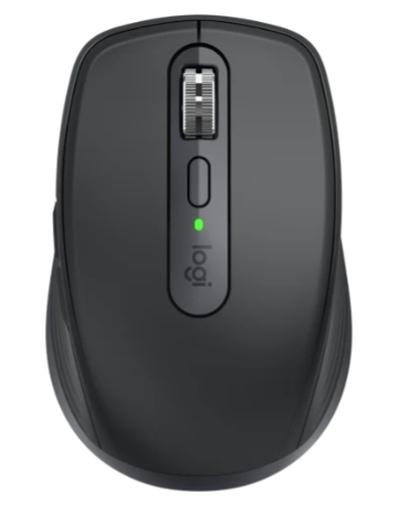 Мишка Logitech MX Anywhere 3S Graphite, оптична 8000 dpi, Bluetooth, черна