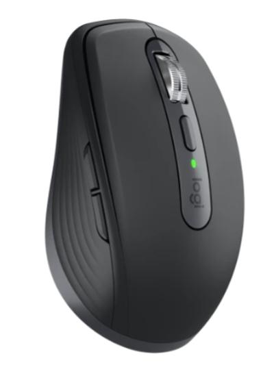 Мишка Logitech MX Anywhere 3S Graphite, оптична 8000 dpi, Bluetooth, черна