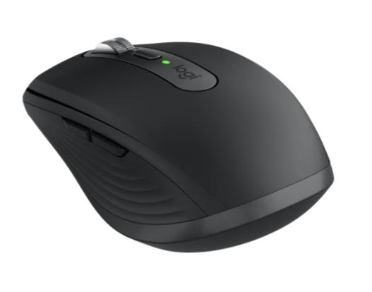 Мишка Logitech MX Anywhere 3S Graphite, оптична 8000 dpi, Bluetooth, черна