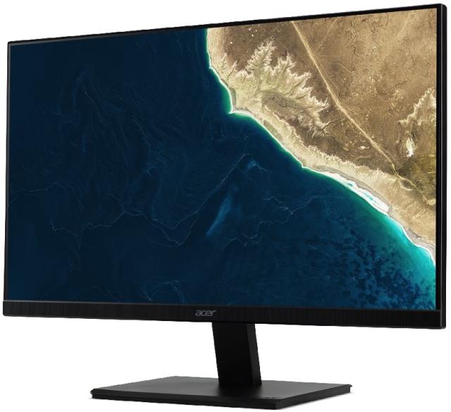 Монитор Acer V247Ybip, 23.8'', IPS, 1920x1080, Anti-Glare, ZeroFrame, 4ms, 75Hz, 100M:1, 250cd/m2, VGA, HDMI, DP, BlueLight Shield, VisionCare, Black