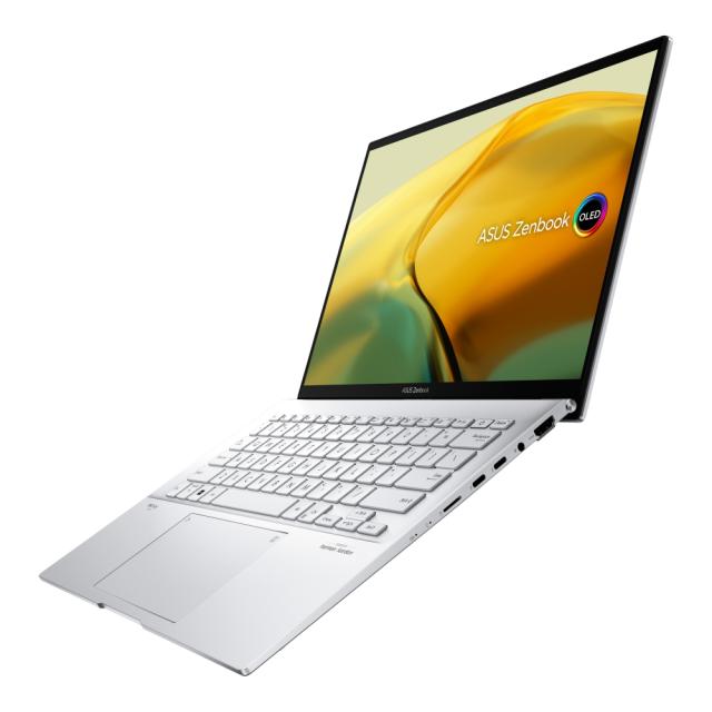 Лаптоп Asus Zenbook UX3402VA-OLED-KM522W, Intel Core i5-1340P,1.9 GHz (12MB Cache, up to 4.6 GHz, 12 cores, 16 Threads),  14.0" ,WQXGA+ (2880 x 1800) 16:10 aspect ratio, DDR5 16GB(ON BD.),512 GB PCIEG4 SSD, TPM,2x Thunderbolt 4 supports display / pow