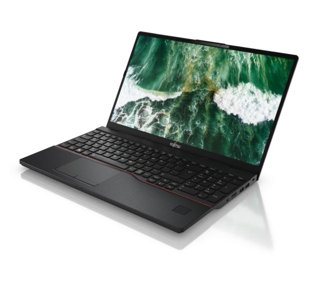 Лаптоп Fujitsu LIFEBOOK E5513, Intel Core i7-1355U up to 5.0 GHz, 15.6" FHD AG, 1x16GB DDR4 3200MHz, SSD 512GB PCIe 4.0 NVMe M.2, FPR & SCR, TPM 2.0, IR-HD cam, Intel WiFi 6E AX211, BT5.2, WWAN ready (4G antennas only), 4cell 50Wh, Black Kbd backlit 