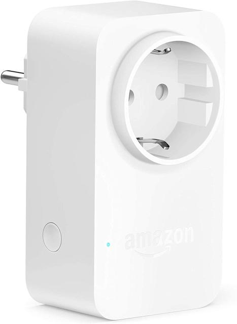 Смарт контакт Amazon Smart Plug, за Amazon Alexa, Бял