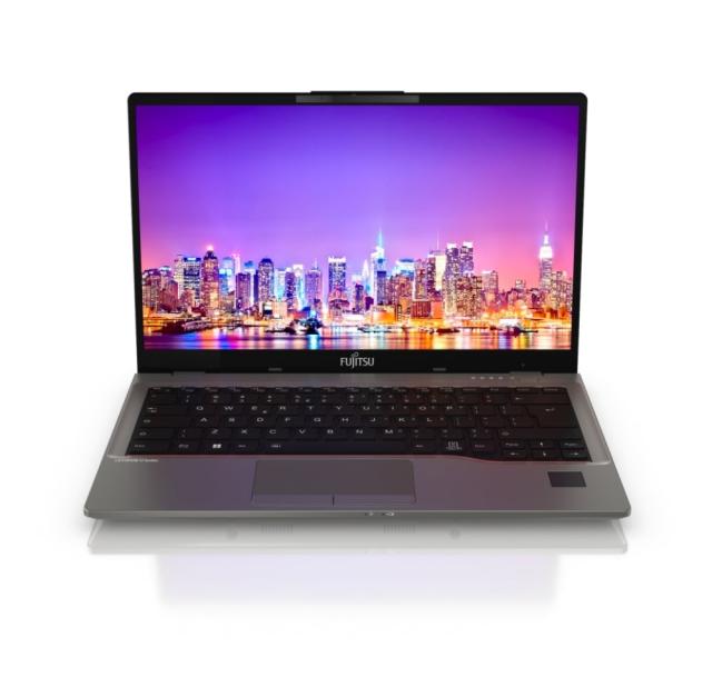 Лаптоп Fujitsu LIFEBOOK U7413, Intel Core i5-1335U up to 4.6 GHz, 14.0" FHD AG, 1x16GB DDR4 3200MHz, SSD 512GB PCIe 4.0 NVMe M.2, FPR, 4cell 65Wh, IR-HD cam, WWAN ready (5G/4G antennas only), Intel Wi-Fi 6E AX211&BT5.2 vPro, SCR, Backlit Kbd US, Win1