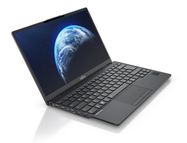 Лаптоп Fujitsu LIFEBOOK U9312 black, Intel Core i7-1265U, 13.3" FHD with IR Cam, 16GB onboard, SSD 512GB PCIe 3.0 NVMe M.2, FPR, 4cell 50Wh, Intel WiFi 6 AX201, BT5, SCR, Intel IRIS graphics, Backlit KBD, Win11 Pro(64) + Fujitsu Type-C Portreplicator