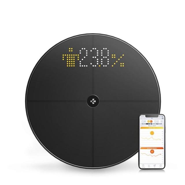 Цифров кантар MyKronoz, Смарт, WiFi, Bluetooth, Черен