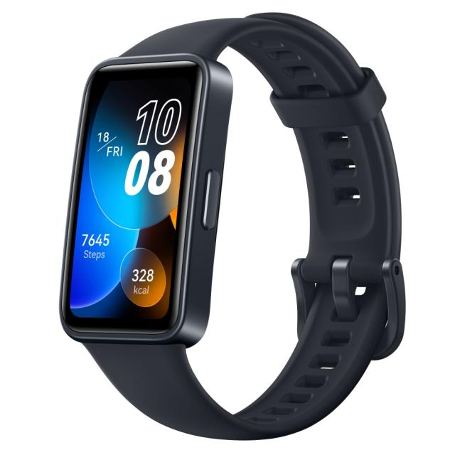 Фитнес гривна Huawei Band 8, Midnight Black, Ahsoka-B19, 1.47", Amoled,194x368, BT 5.0, Silicone Strap