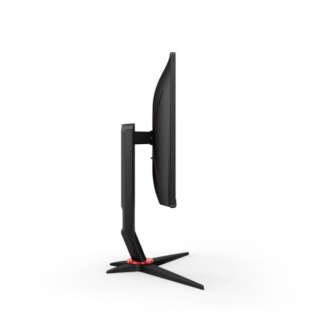 Монитор AOC Q24G2A/BK, 23.8" IPS WLED, 2560x1440@165Hz, 4ms GtG, 1ms MPRT, 350 cd/m2, 1000:1, DCR 80M:1, Adaptive Sync, FlickerFree, Low Blue Mode, Tilt, Height Adjust, Pivot, Swivel, HDMI, DP