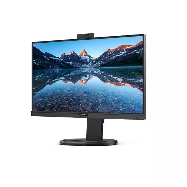 Монитор Philips 276B9H, 27" IPS WLED, 2560x1440@75Hz, 4ms GtG, 350cd m/2, 1000:1, DCR 50M:1, Adaptive Sync, FlickerFree, Low Blue Mode, 2Wx2, Webcam, Tilt, Height Adjust, Pivot, Swivel, HDMI, DP, USB hub