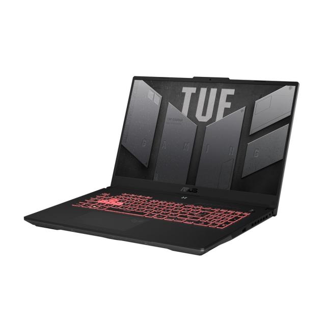 Лаптоп Asus TUF A17 FA707XI-LL013W,AMD Ryzen9 7940HS ,17.3" WQHD (2560 x 1440) 16:9 240 Hz,16GB DDR5 4800(2*8),1TB ,RTX 4070, 8GB GDDR6,Wi-Fi 6(802.11ax) ,Backlit Chiclet Keyboard 1-Zone RGB, Windows 11,Mecha Gray