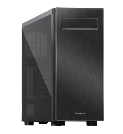 Кутия Chieftec Hawk TG, Middle Tower, 2x USB 3.1 Gen 1, Mini-ITX/mATX/ATX