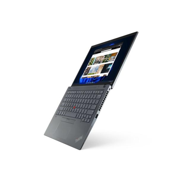 Лаптоп Lenovo ThinkPad T14s G3 Intel Core i7-1260P (up to 4.7GHz, 18MB), 32GB LPDDR5 4800MHz, 512GB SSD, 14" WUXGA (1920x1200) IPS AG, Intel Iris Xe Graphics, WLAN, BT, FHD&IR Hybrid Cam, Backlit KB, SCR, FPR, 4 cell, Win 11 Pro, 3Y