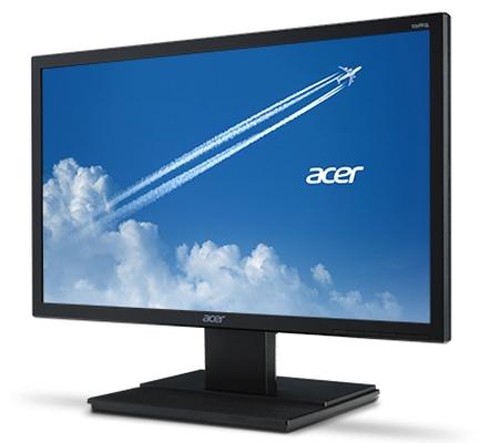 Монитор Acer V246HQLbmid, 23.6'', VA LED, 1920x1080, Anti-Glare, 5ms, 100M:1, 250cd/m2, VGA, DVI, HDMI, Speakers 2x2W, Tilt, Black