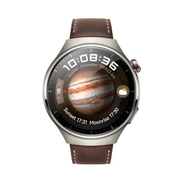 Часовник Huawei Watch 4 Pro Medes-L29L, 1.5", Amoled, 466x466, PPI 310, 2G, e-sim, Dual - band GNSS, BT5.2 BR+BLE, 5ATM, 780mAh, Brown+ Freebuds 5i